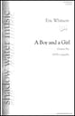 A Boy and a Girl SATB choral sheet music cover